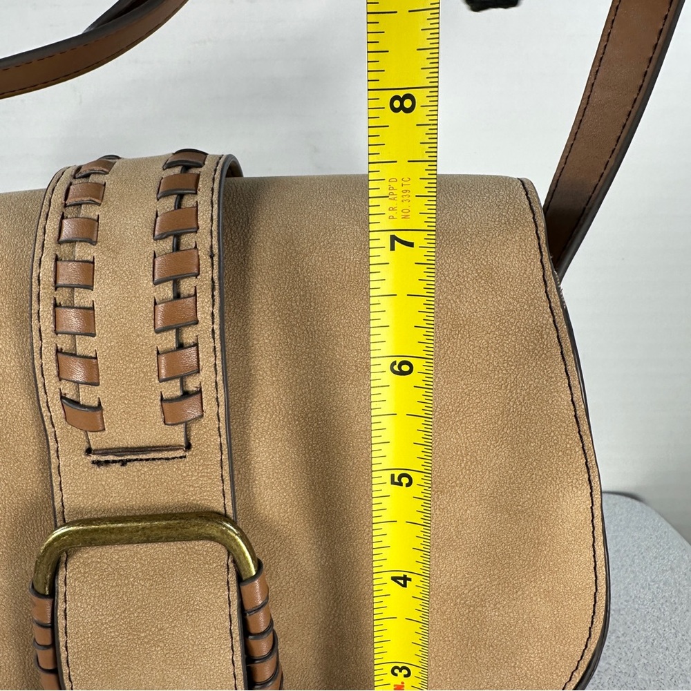NEW‎ a.n.a Beige Crossbody Bag with Buckle Detail - Picture 6 of 12